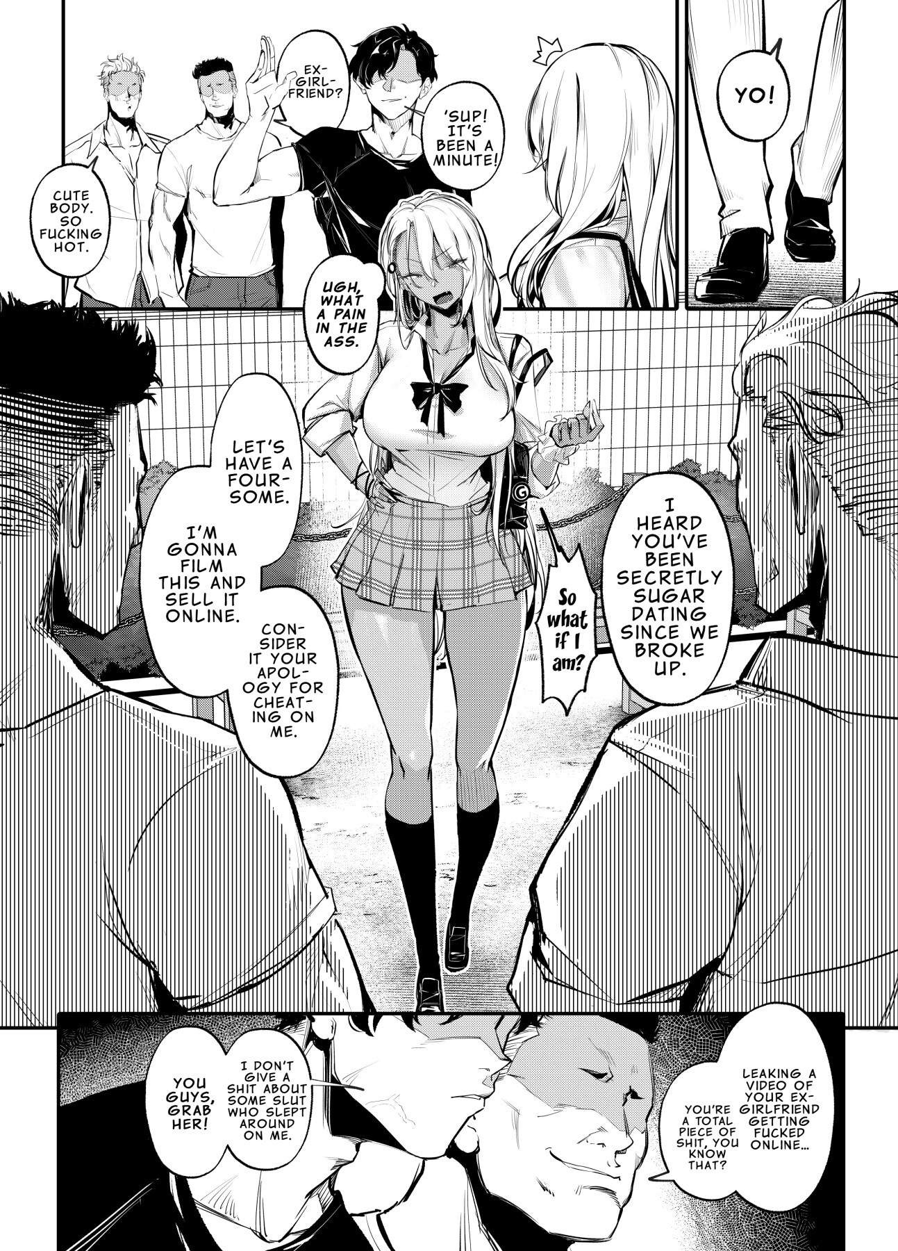 Hentai Manga Comic-Putting a Cheeky Gyaru in Her Place 3.0-Read-10